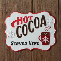 Hot Cocoa Served Here Sign